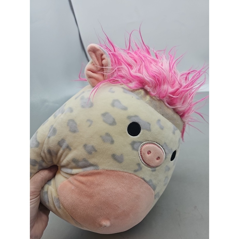 Squishmallow 12" Rosie the Pig Pink Hair Squish-DOOS KellyToy Plush - Picture 4 of 5